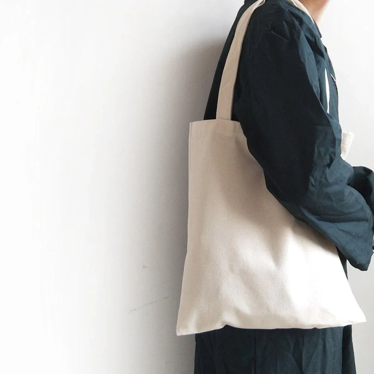 Canvas Tote Bag 5PCS Cotton Customizable