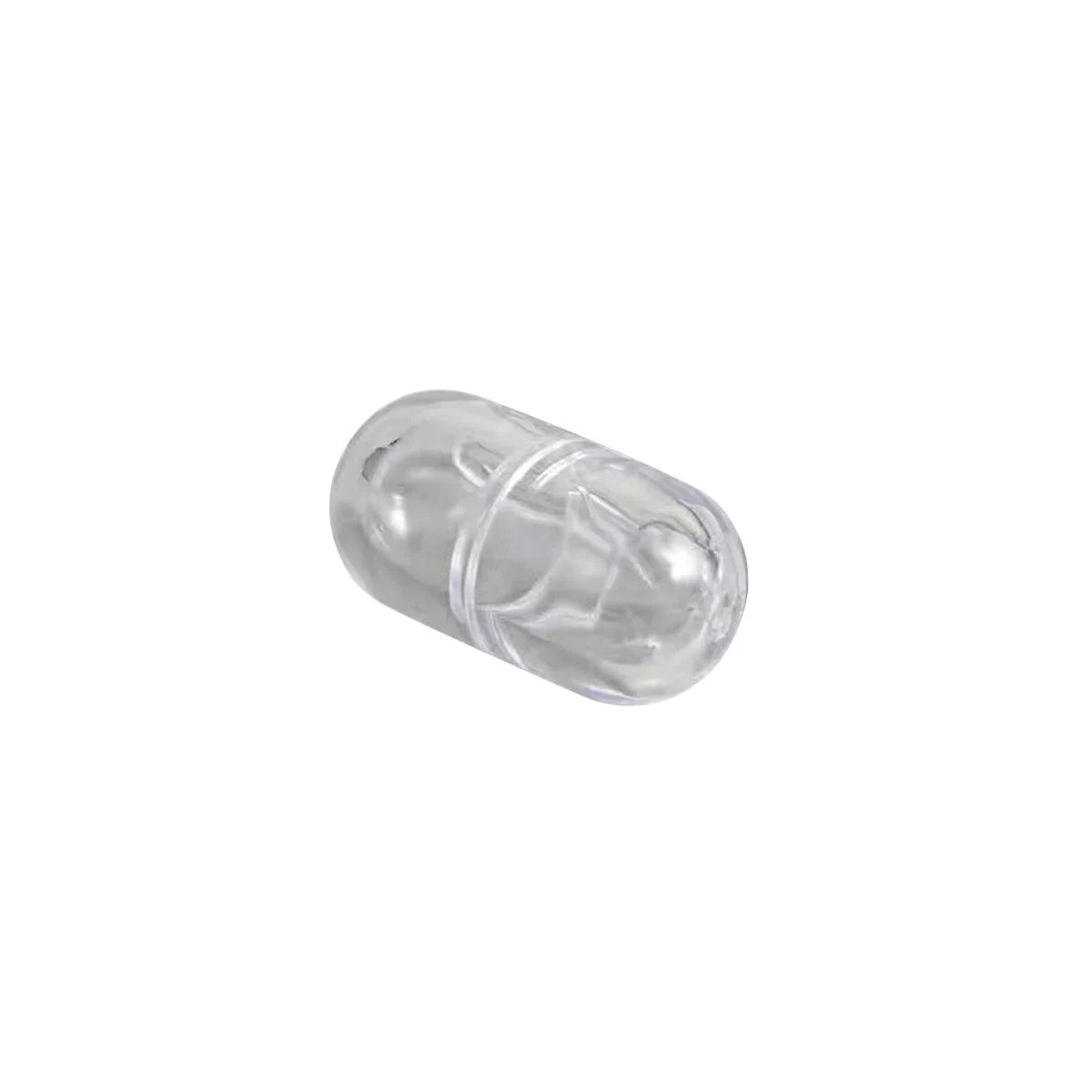 Transparent Capsule Shell Plastic Empty Storage Box 100PCS