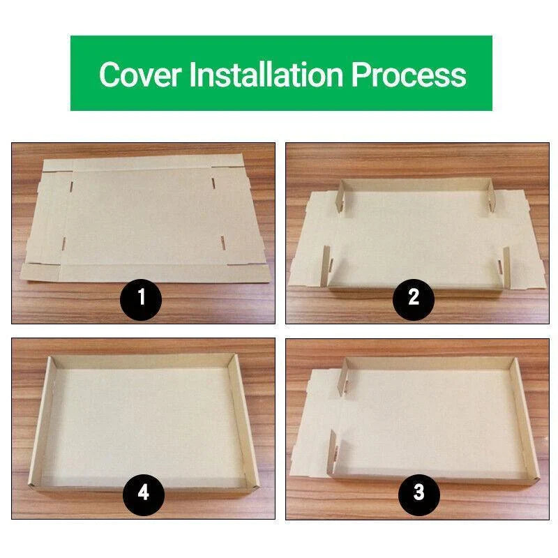 Durable Officeworks cardboard boxes for efficient storage and organization.