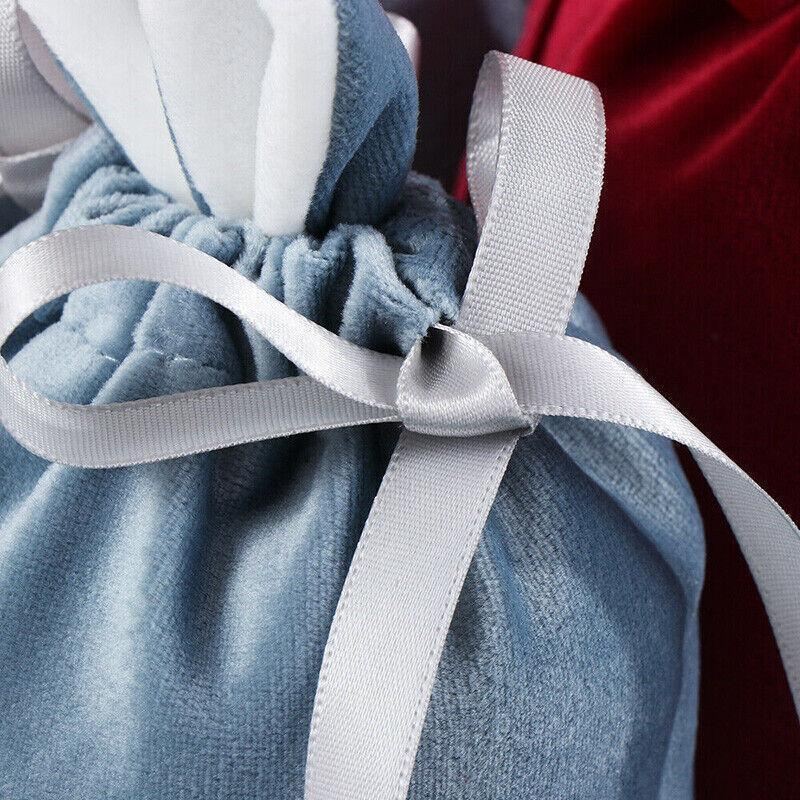 A collection of colorful Easter gift bags filled with holiday treats and goodies.