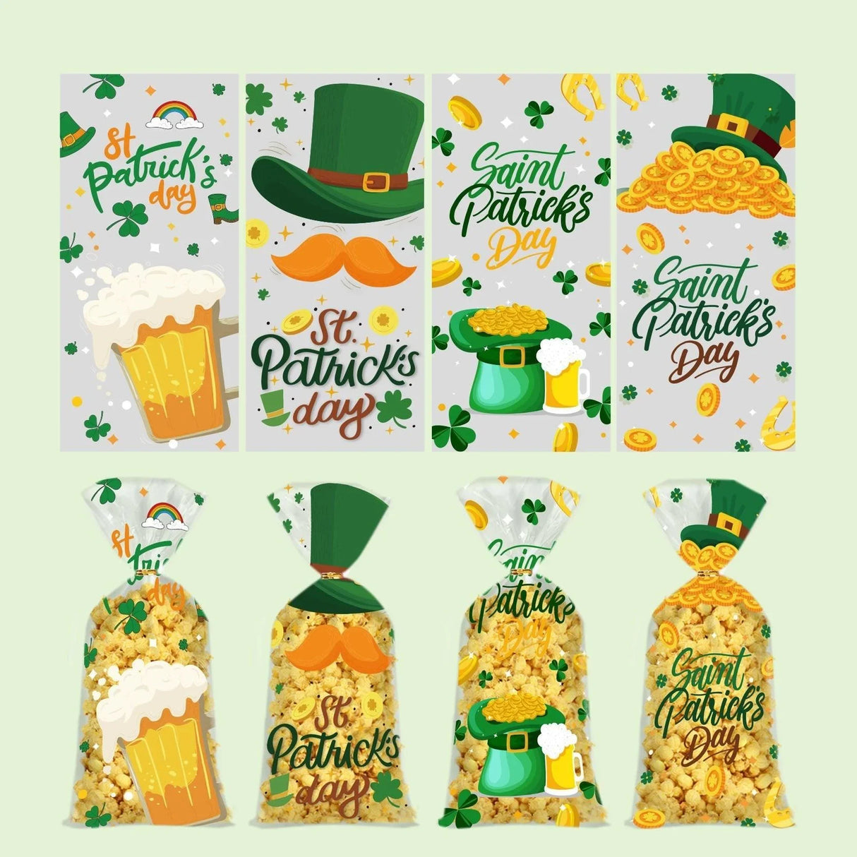 Celebrate with Festive St. Patrick's Day Cookie Bags