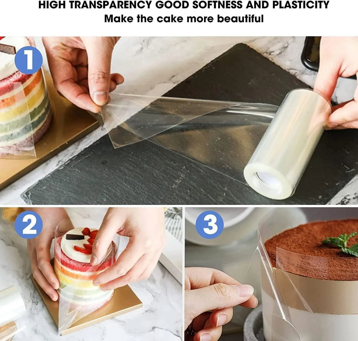 Premium cake collar for professional baking