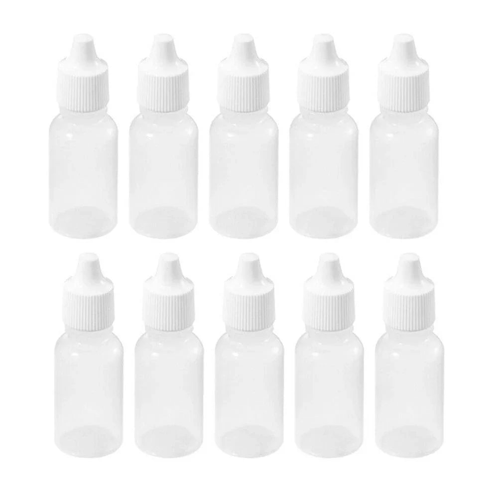 Clear Plastic Empty Dropper Bottles 50PCS 5ml PE - Discount Packaging Warehouse