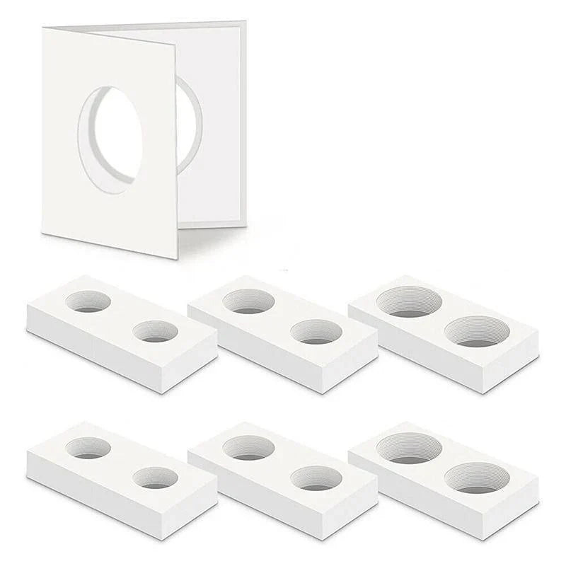Coin Holders 50PCS 27.5mmx10cm Clear Window Display Storage Cases - Discount Packaging Warehouse
