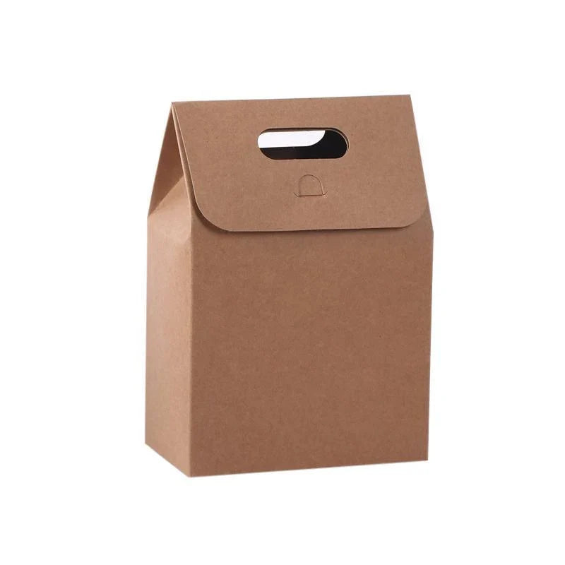 Eco-friendly brown paper bags with handles