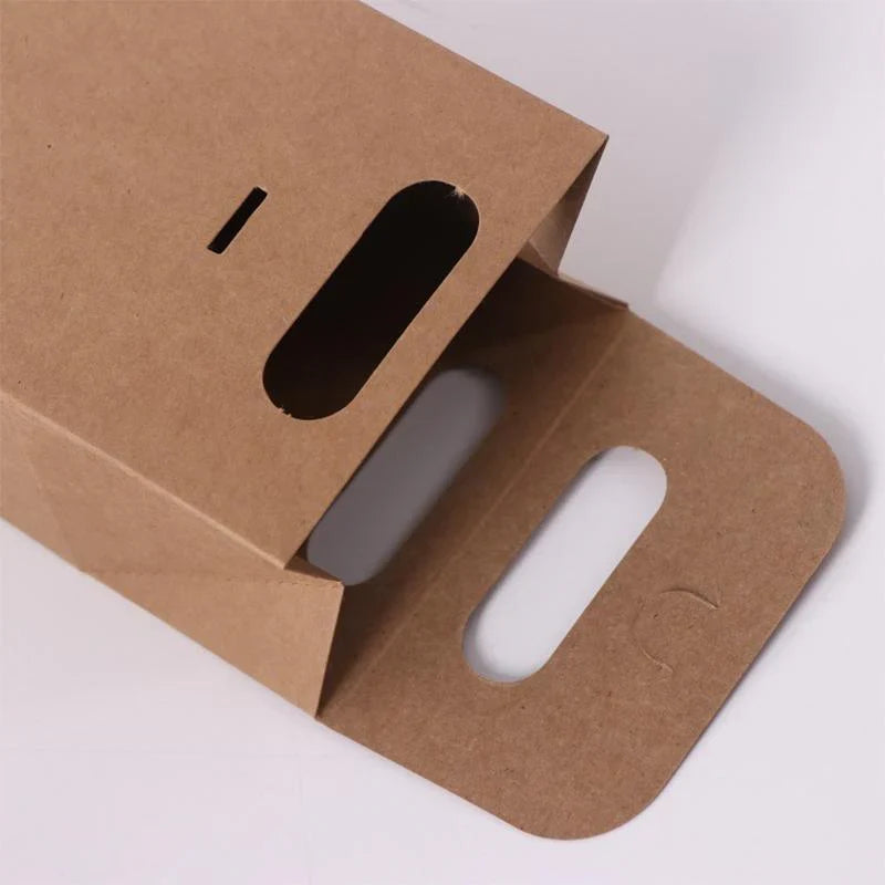Eco-friendly brown paper bags with handles