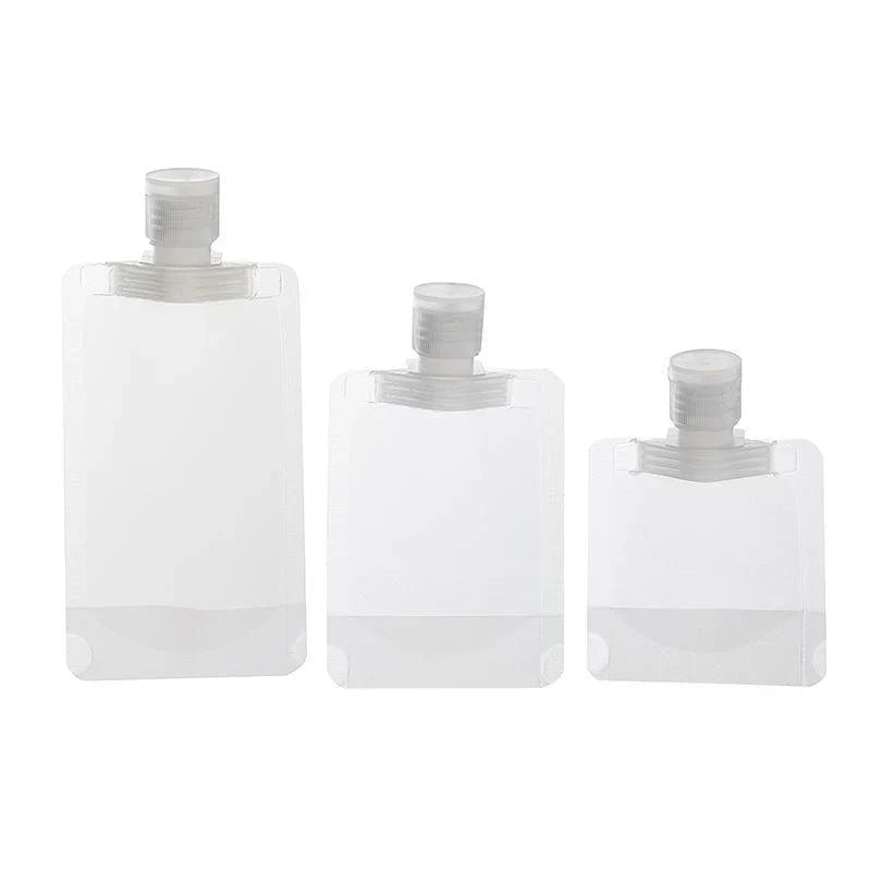 Eco-friendly refillable squeeze pouch with secure cap