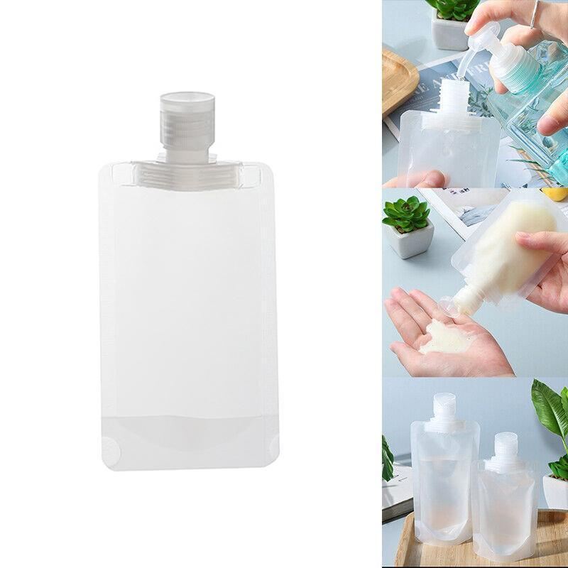 Eco-friendly refillable squeeze pouch with secure cap