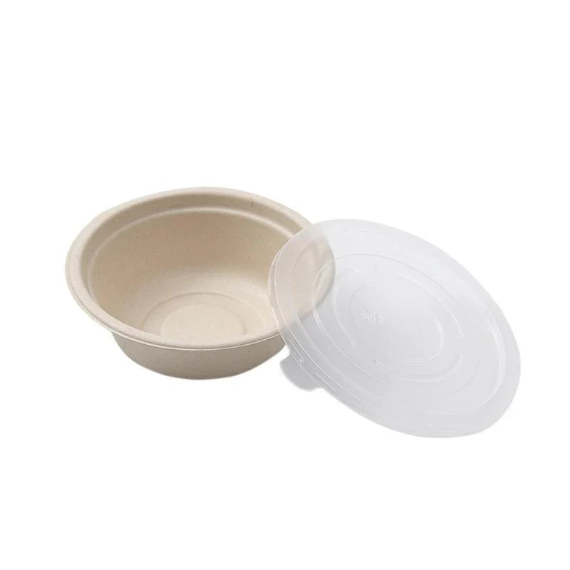 Salad bowl with secure lid for fresh meals