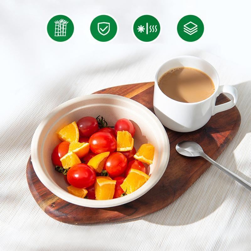 Salad bowl with secure lid for fresh meals