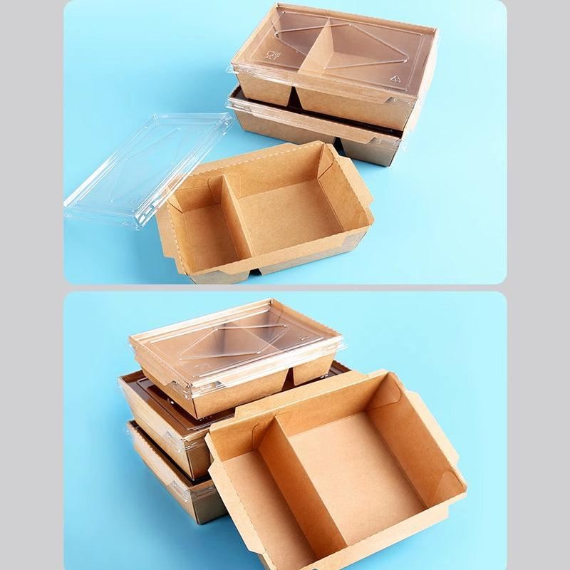 Take-out food boxes for on-the-go meals