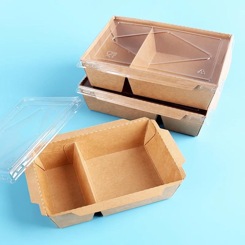 Take-out food boxes for on-the-go meals