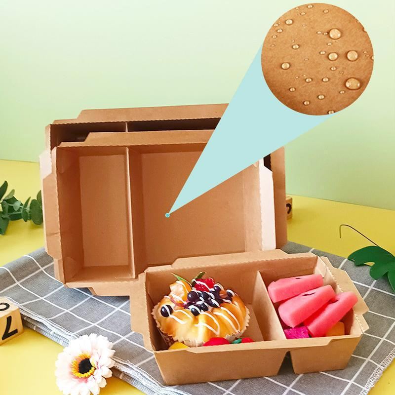 Take-out food boxes for on-the-go meals