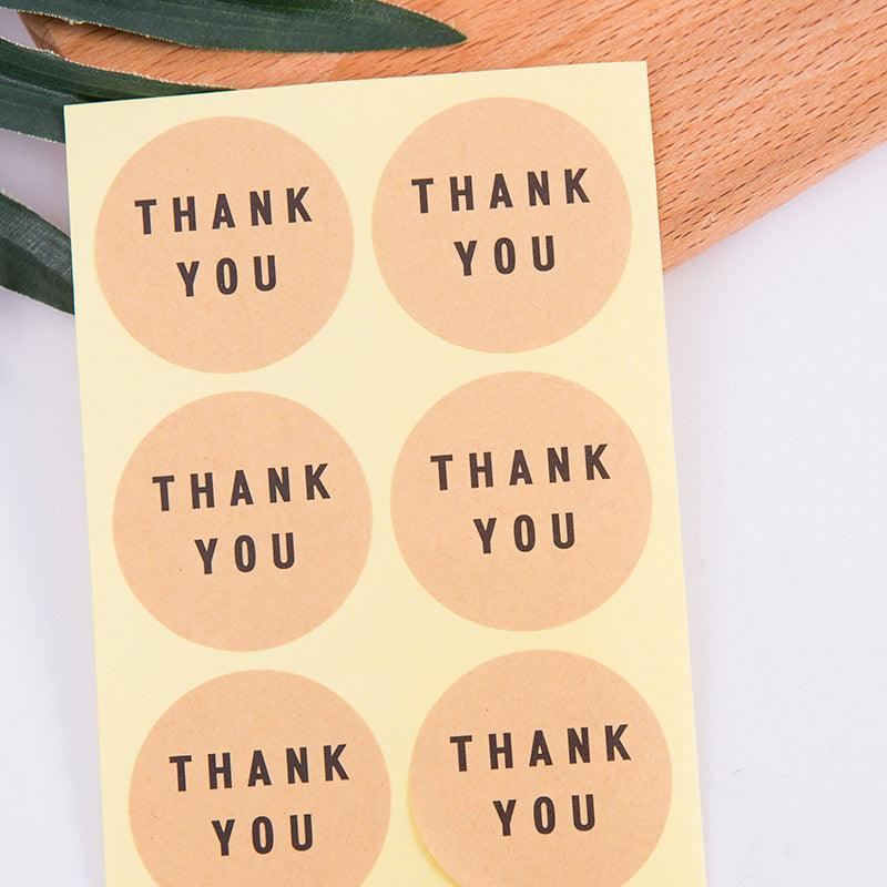 Custom Kraft Paper Stickers - Discount Packaging Warehouse