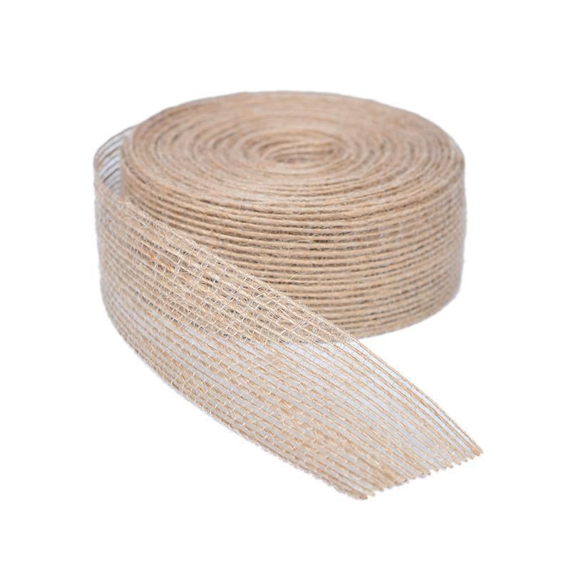 Elegant yarn ribbon for crafting and gift wrapping projects.