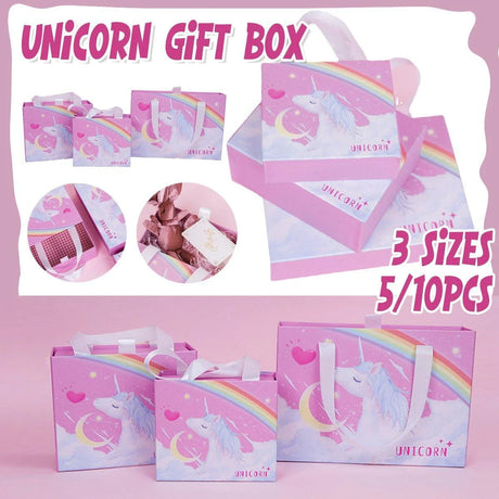 Delight with a Unicorn Gift Box Set for Magical Presentations