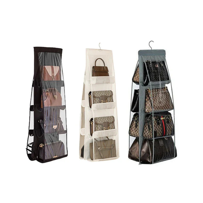 8 Pockets Double-sided Handbag Organizer 1PC 3Colours