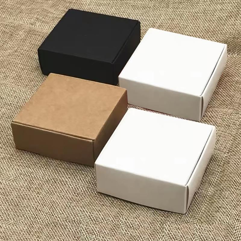 Front view of a high-quality paper box in a minimalistic design