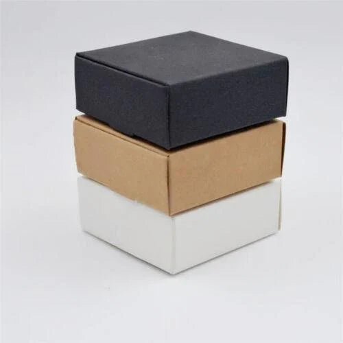 Front view of a high-quality paper box in a minimalistic design
