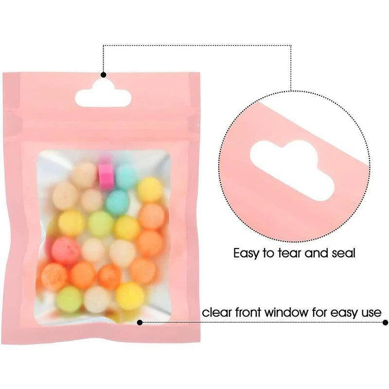 Close-up of a Resealable Bag sealing mechanism