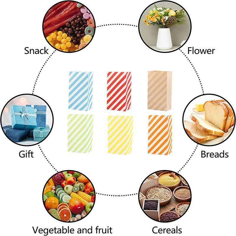 Pack of paper bag gift bags in various sizes