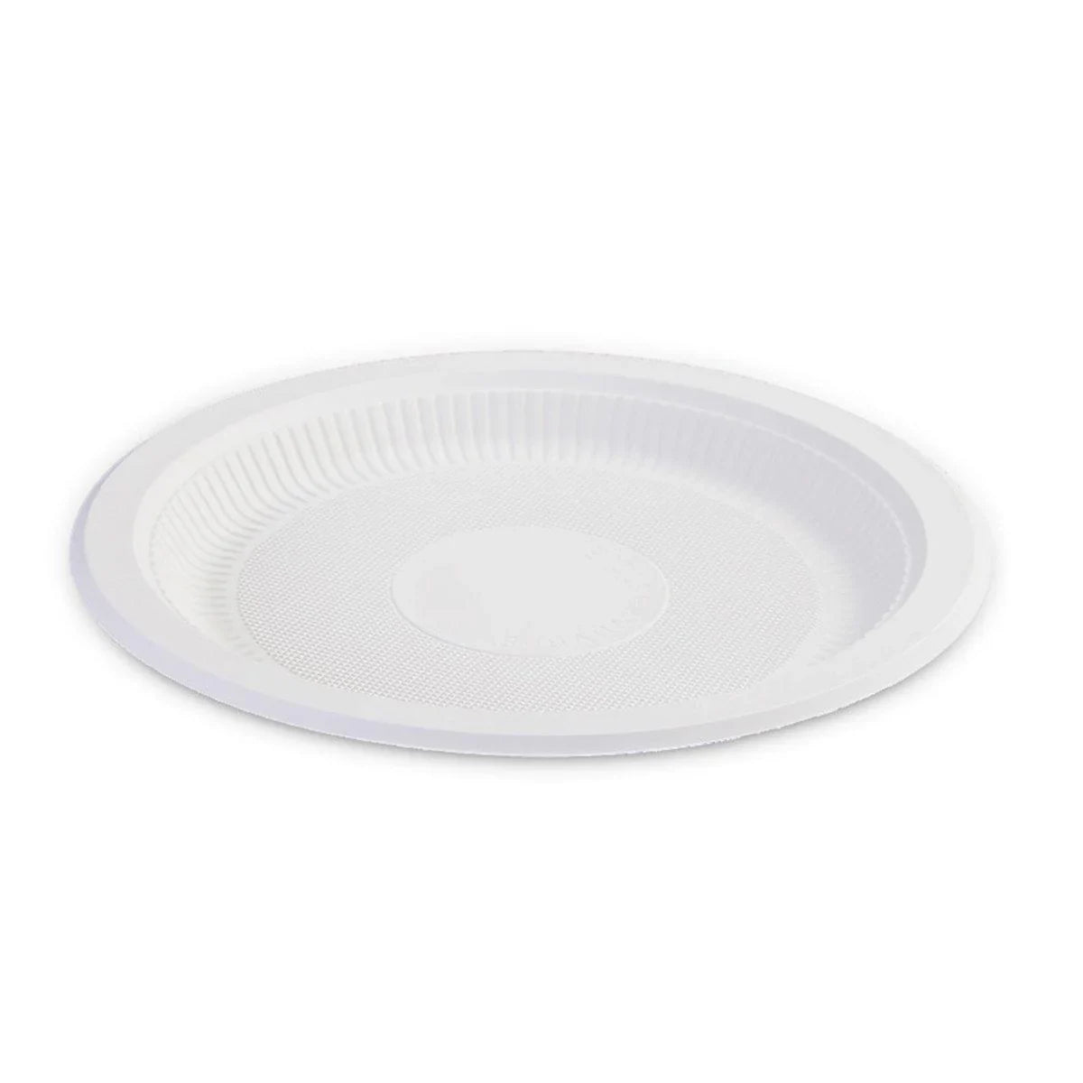 Disposable Plates 100PCS Corn Starch Degradable for Parties and Events
