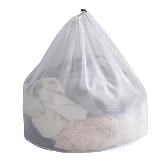 Drawstring Laundry Wash Bag 1PC 3Sizes Polyester - Discount Packaging Warehouse