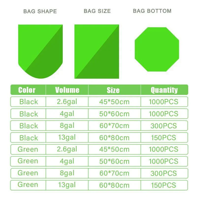 Durable and eco-friendly bin liners for efficient waste management.