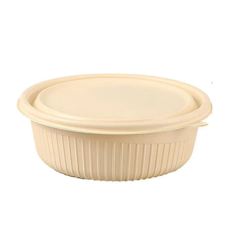 Durable Disposable Bowl with Lid for Convenient Serving