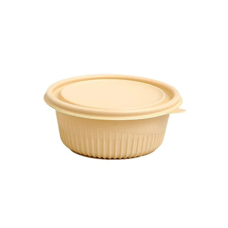 Durable Disposable Bowl with Lid for Convenient Serving