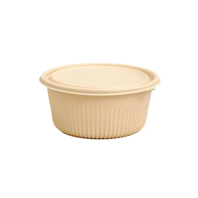 Durable Disposable Bowl with Lid for Convenient Serving
