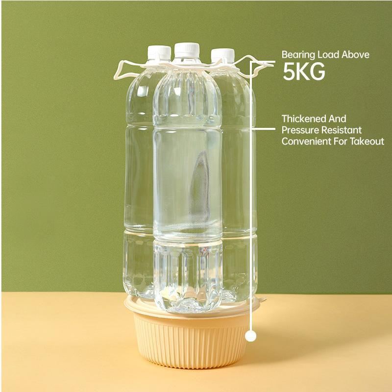 Durable Disposable Bowl with Lid for Convenient Serving