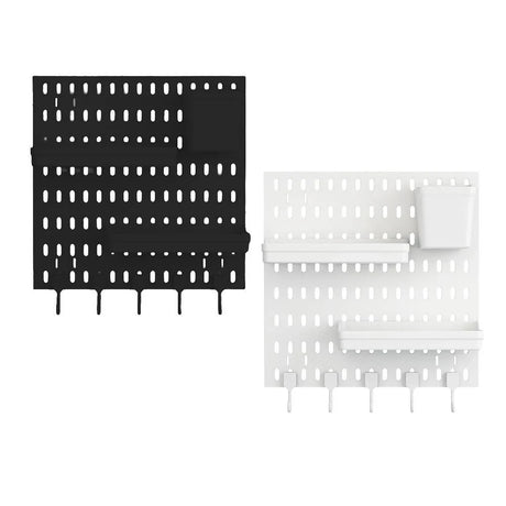 Efficient Peg Board and Hooks Storage Solution