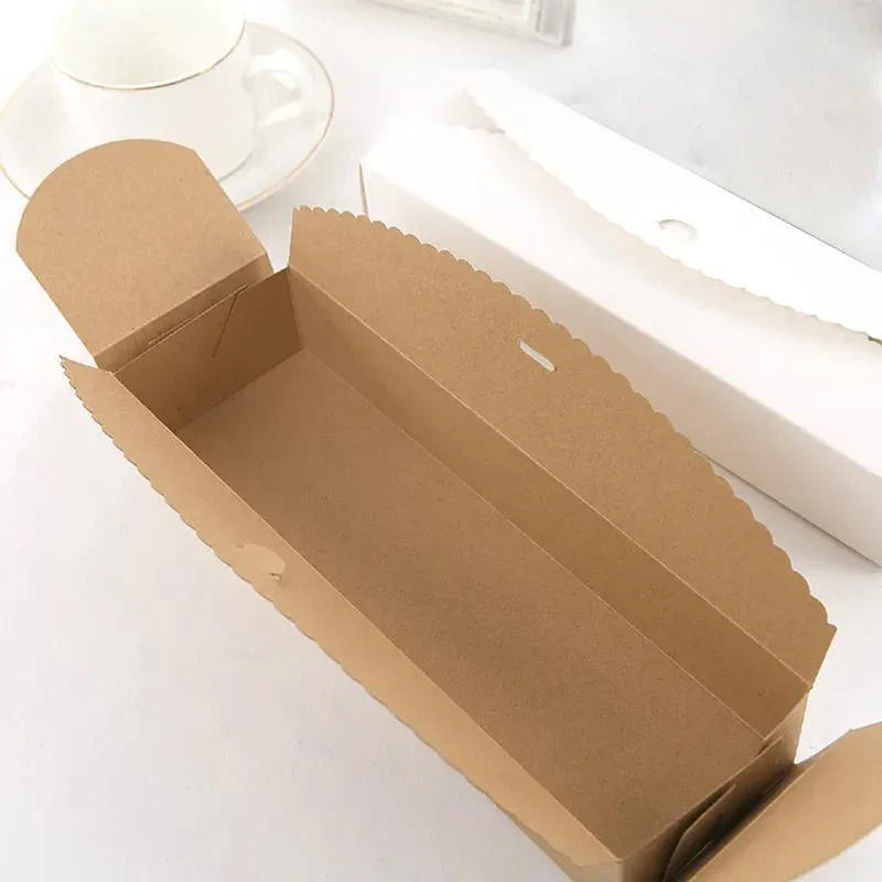 Set of elegant kraft gift boxes in various sizes