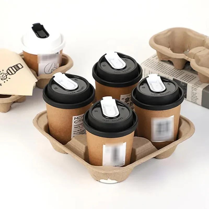 Durable and ergonomic cup holder for multiple beverages