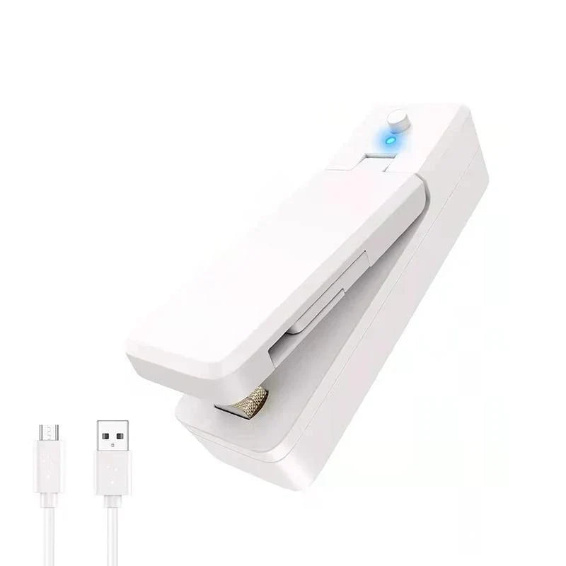 A high-performance vacuum heat sealer machine in use, sealing fresh food to preserve its quality.