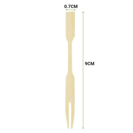 Bamboo Fruit Forks for Catering