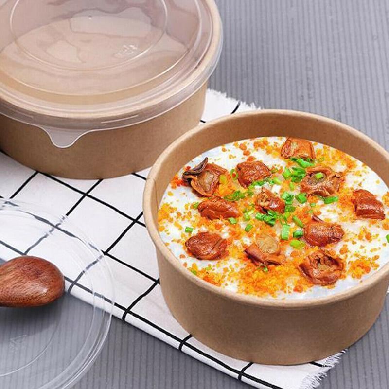 Stack of compact Take Away Containers ready for food service use