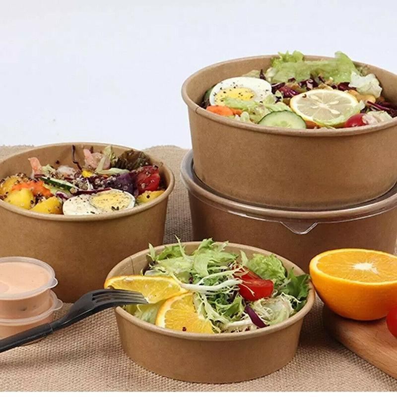 Stack of compact Take Away Containers ready for food service use