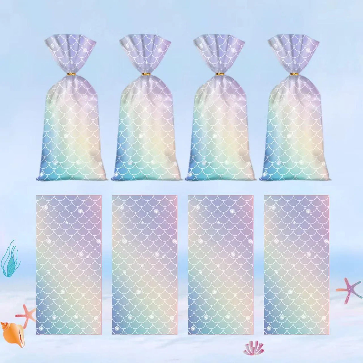 Enhance Your Party with Aqua Fantasy Cookie Bags