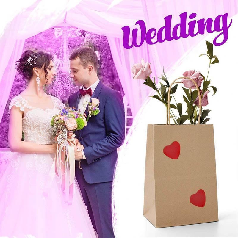 A selection of Paper Bags with Handles in various sizes on a store display