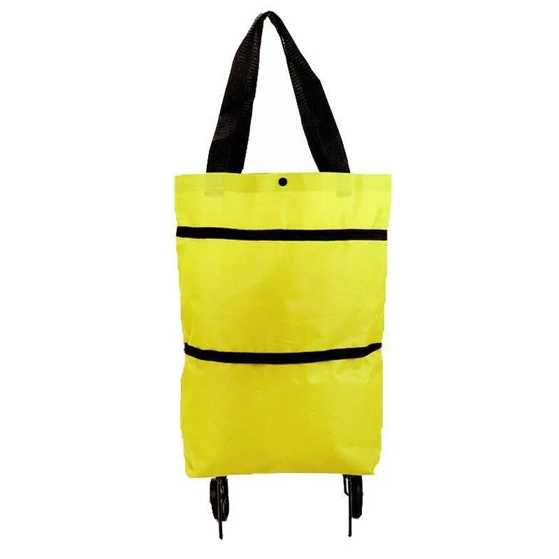 High-quality foldable shopping trolley with ergonomic handle and sturdy wheels