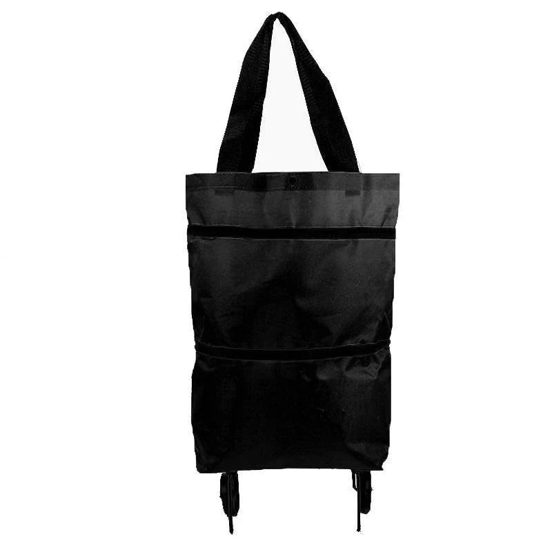 High-quality foldable shopping trolley with ergonomic handle and sturdy wheels