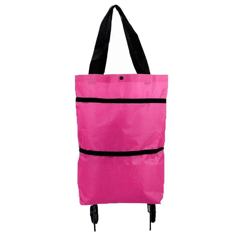 High-quality foldable shopping trolley with ergonomic handle and sturdy wheels