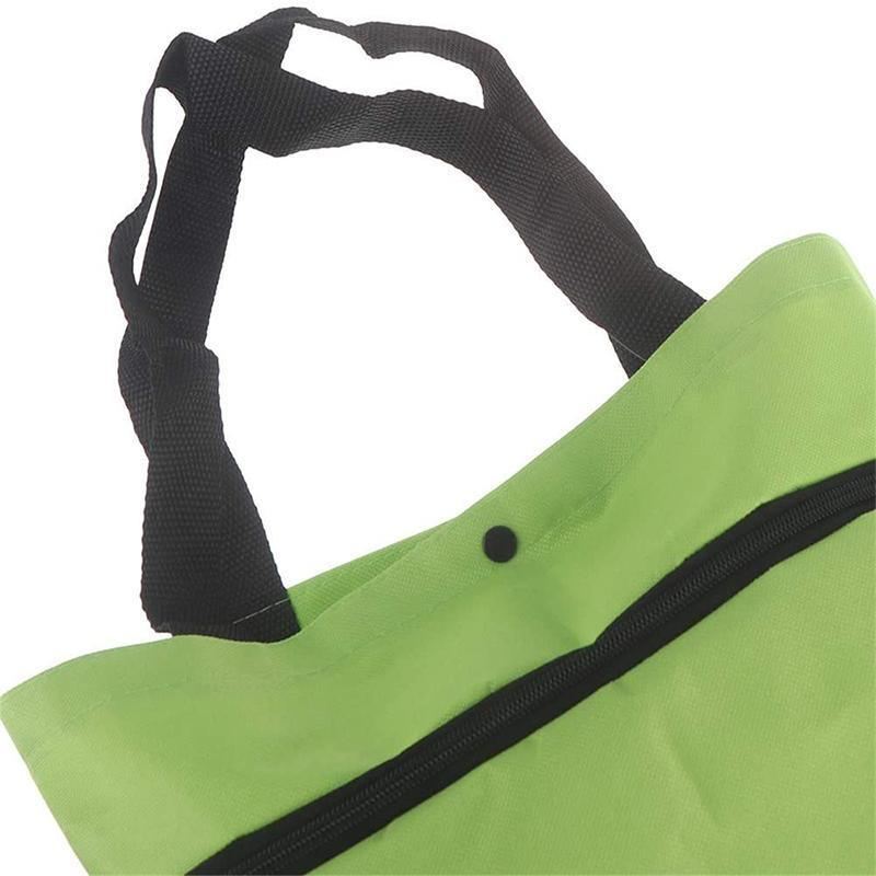 High-quality foldable shopping trolley with ergonomic handle and sturdy wheels
