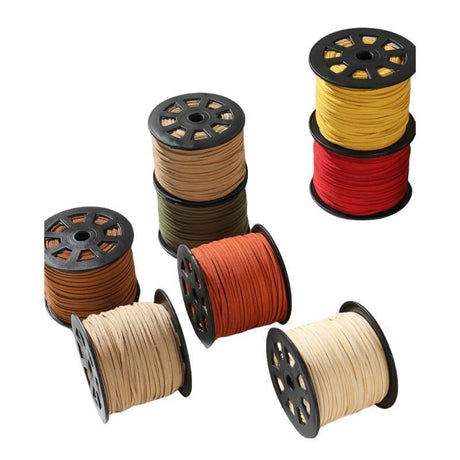 Premium leather cord for crafting and jewelry making.