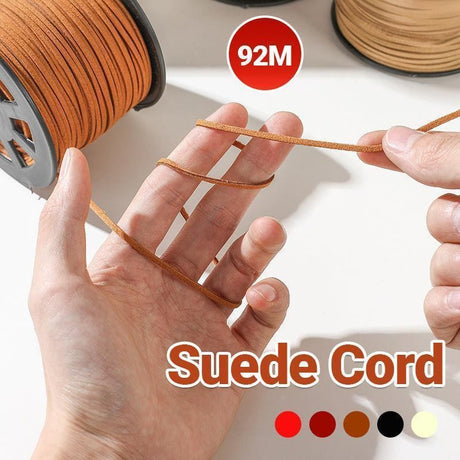 Premium leather cord for crafting and jewelry making.