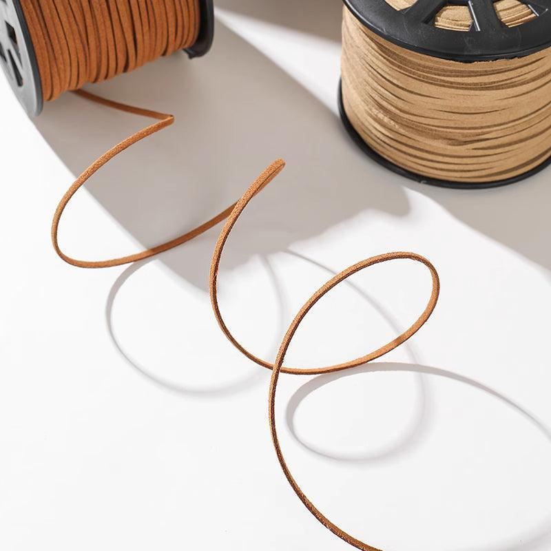Premium leather cord for crafting and jewelry making.