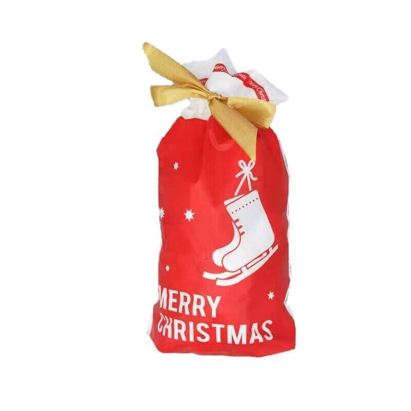 Christmas-themed candies in festive lolly bags