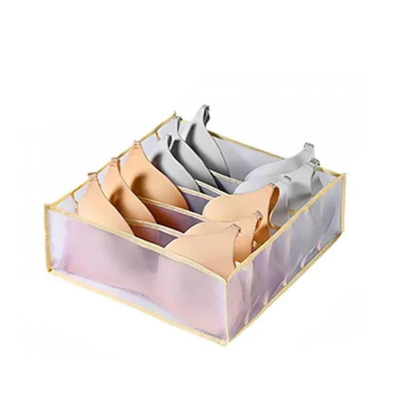 Foldable Drawer Organiser 1-3PCS 3Sizes 2Colours Wardrobe Storage Box - Discount Packaging Warehouse